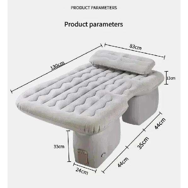 Automatic Car Inflatable Mattress Car Rear Sleeping Pad Travel Bed SUV Car Sleeping Artifact Air Mattress Built-in Air Pump