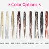 Handmade Synthetic Weaving Clip in Hair Extensions Clip-on Long Braid  for Daily Use Party