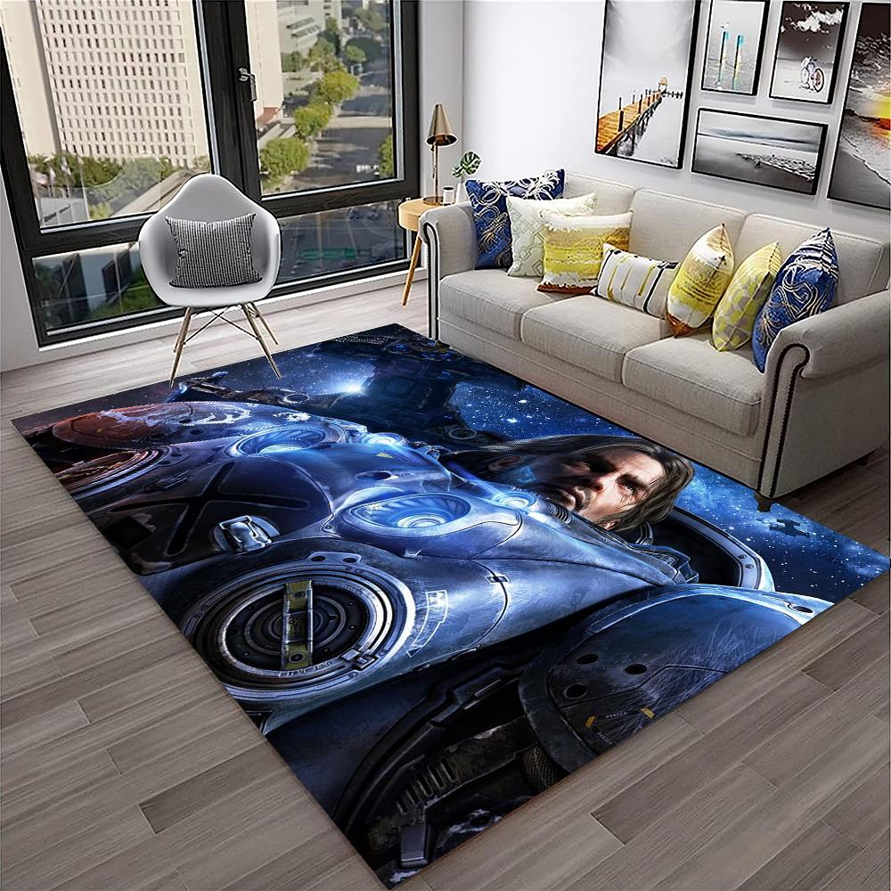 3D Retro Spiel StarCraft Gamer Teppich Teppich für Zuhause Wohnzimmer Schlafzimmer Sofa Fußmatte Dekor, Kinder Spielbereich Teppich Rutschfeste Bodenmatte