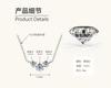 Silvere Glam Korean Version Of The Personalized Smiley Face Moissanite Necklace Ins Trendy Cool 925 Sterling Silver Jewelry Necklace