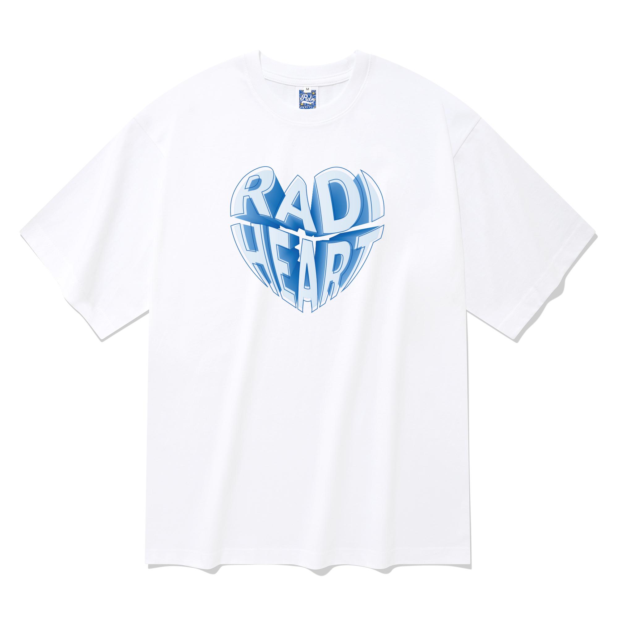Radineo Heart Balloon Short Sleeve T-Shirt White M