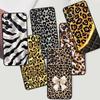 Luxuriöses Leopardenmuster Handyhülle Für Samsung A73 A72 A71 A55 A54 A53 A52 A51 A13 A22 A16 A15 A12 A14 A26 A07 5G Schwarz