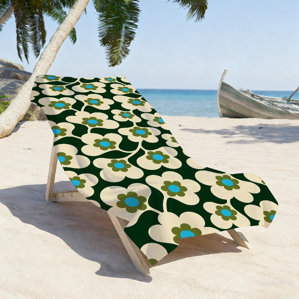 Aesthetic Art O-Orla Kiely Flower Stem Towel Soft Pool Gift For Travel Gym Shower Camping Quick Dry Sports Large Beach Towels