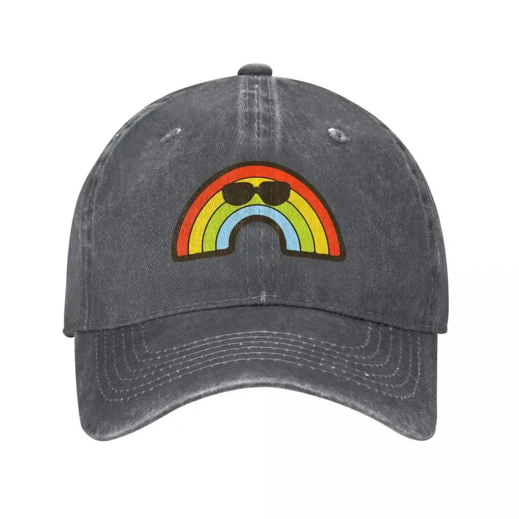 Cool Rainbow Pattern Baseball Cap party Hat luxury Women cap Hat Unisex For The Sun hiking hat Womens Unisexs