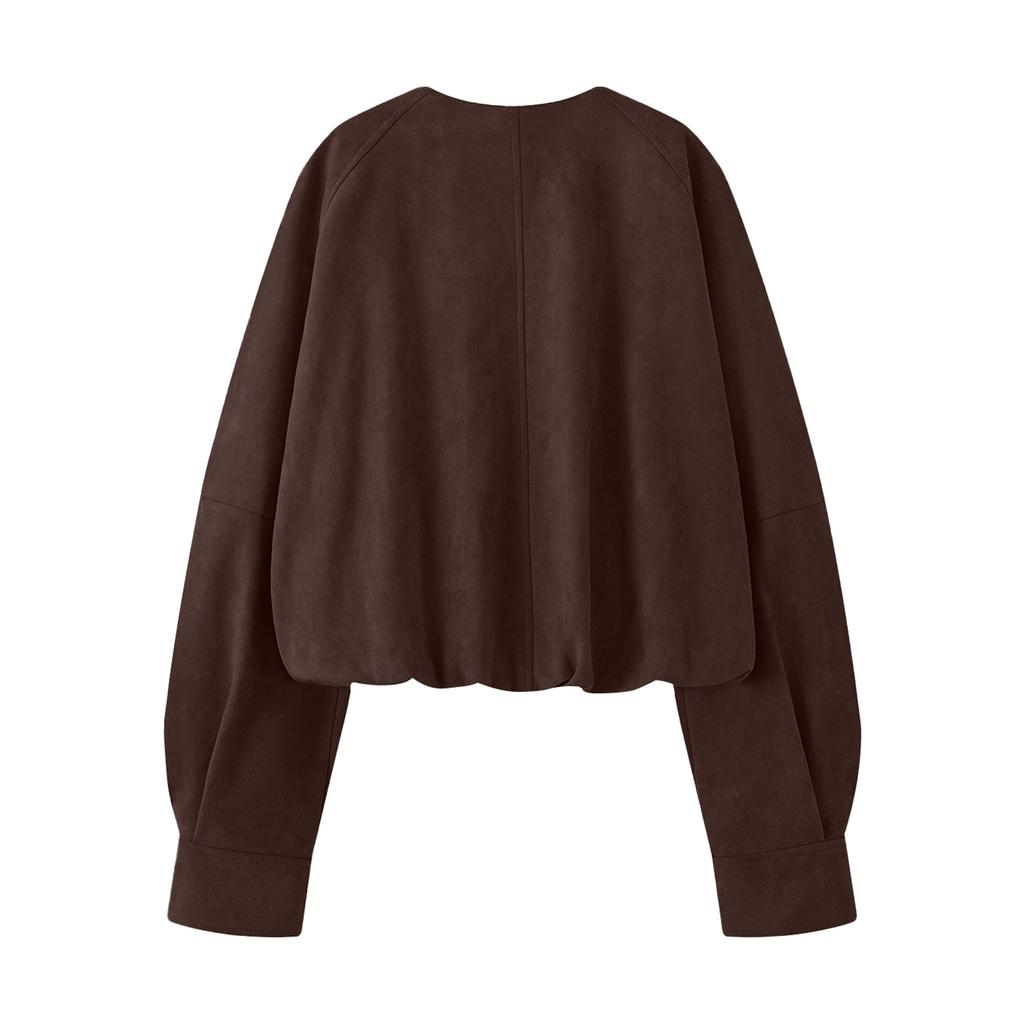 Женская модная куртка с короткими рукавами на пуговицах