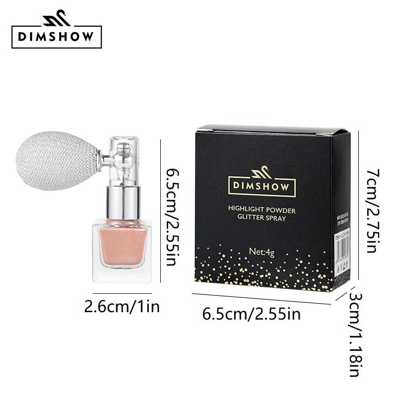 4 Color Body Glitter Spray Face Glitter Powder Highlighter Sexy Contour Blusher Moisturize Waterproof Multi-Purpose Glitter Spra