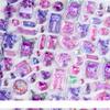 New Hellokitty Kuromi Melody Stickers Anime 3D Jelly Sticker Toys DIY Crystal Decorative Stickers Decorative Sticker Kids Toy