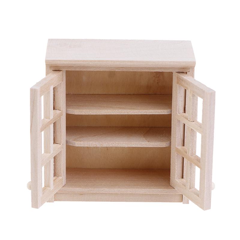 Miniaturi pentru casă de păpuși la scară 1/12 Dulapuri suspendate de perete Model de dulap Accesorii