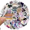 10 30 50Pcs Gothic Boho Witch Magic Apothecary Graffiti Stickers Skateboard Guitar Luggage Car Phone Cool Sticker Decal Kid Toy