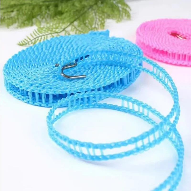 Windproof ClotheslineMeters Durable Clothes Line Rope Portable Clothes Drying Line Length Adjustable Non-Slip Lines