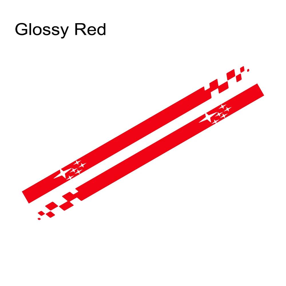 2 teile/los Auto Tür Side Stripes Rock Aufkleber Aufkleber Für Subaru Impreza WRX STI GDB GVB 2018 2009 2008 2014 2002 2015 zubehör