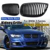 For BMW 3 Series E92 E93 Coupe M3 2008-2010 2x Car ABS Grille Front Kidney Grill Single Line Style 51137157277 51137157278 Parts