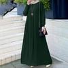 Women's Army Green Muslim Print Casual Fashion Set