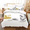 Neues Der Pate Bettwäsche-Set Einzelbett Twin Voll Queen King-Size Abmessungen Abmessungen Bettwäsche-Set Erwachsene Kinder Schlafzimmer dreiteilige Anzüge 3D Anime