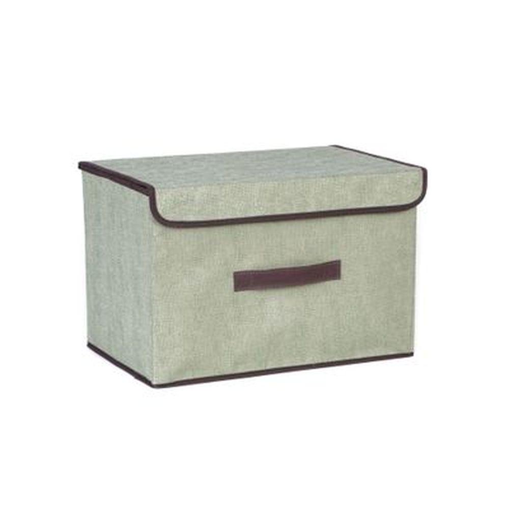 Imitated Hemp Non-woven Fabric Folding Sundry Storage Box Portable Dustproof Storage Box Clothing Sorting Box
