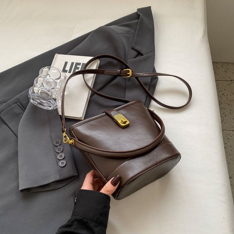 

Ретро осенне-зимняя сумка-мессенджер кроссбоди, бестселлер Coffee