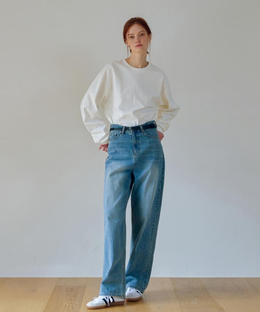 UNNOUT Oversized Volume T-Shirt Marshmallow