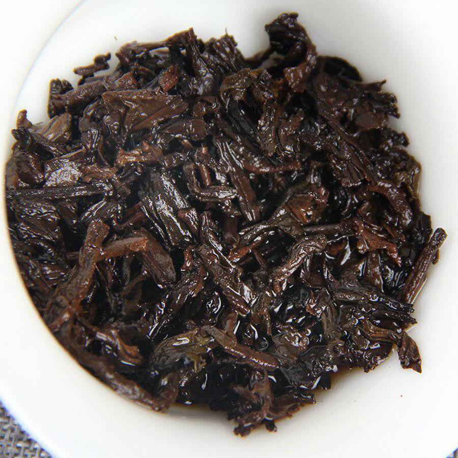 2018 Menghai Qizi Cake Thee Shu Puer Thee Gong Bing Rijpe Puer Thee Paleis Cake 357g