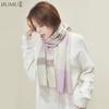JIUMU Women's Pure Wool Knitted Scarf