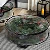 Festive Wreath Storage Container Case Clear Storage Bag for 24-inch Wreaths
