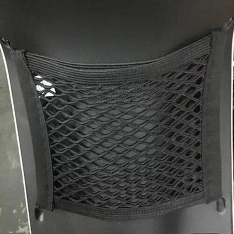 Plasă de marfă pentru motocicletă Elasticitate ridicată Strat dublu Exterior Călărie Ciclism Plase plasă bagaje Organizator Accesoriu Coardă de prindere