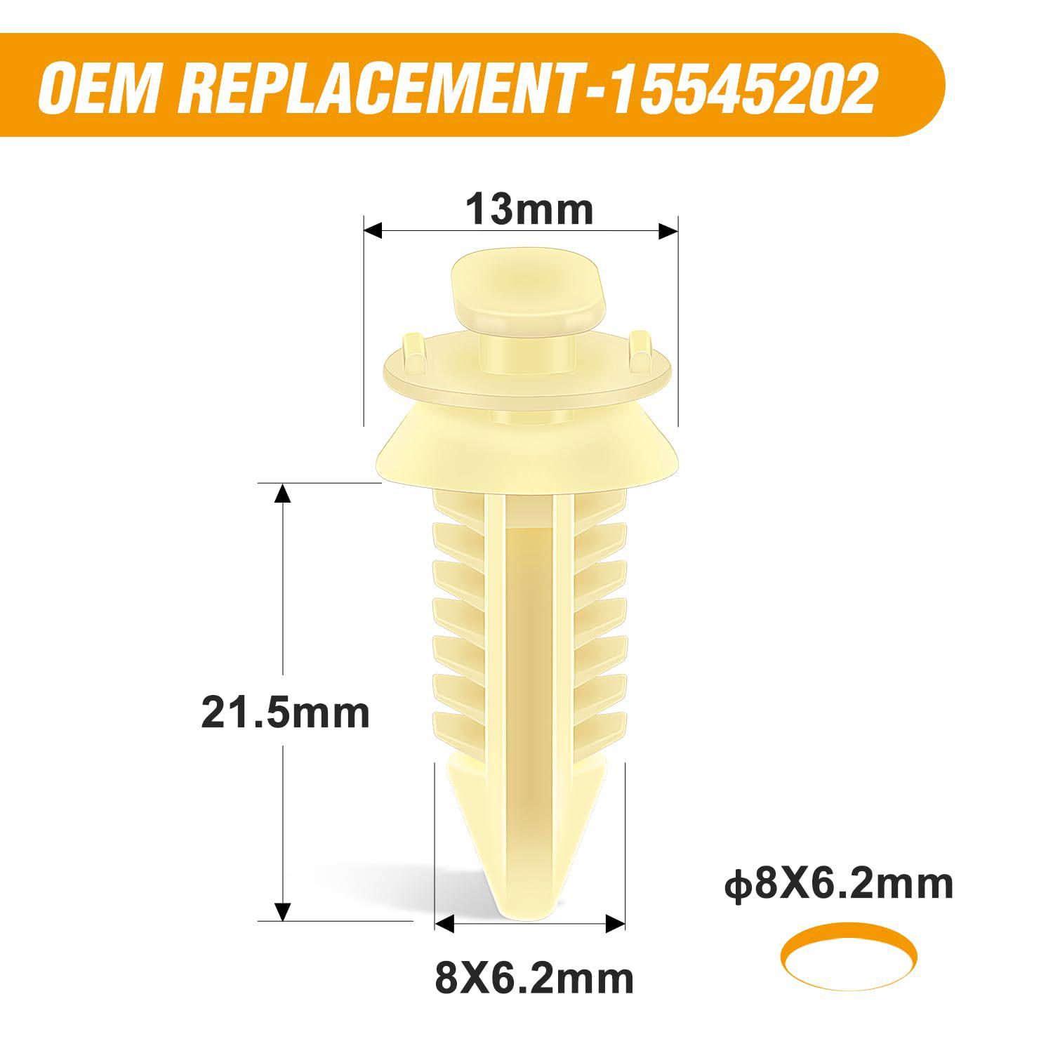 Chevrolet Cadillac Pickup Truck Door Panel Decorative Buckle Clips 15545202