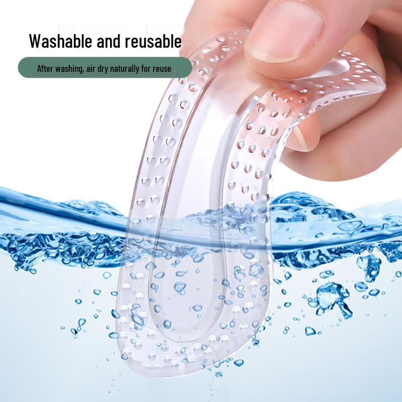 Soft Gel Anti-Wear High Heel Inserts with Massage Granules - Invisible, Self-Adhesive, Adjustable Insole Stickers