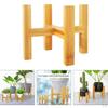 Bamboo Flower Pot Shelf Rack, Stand Holder for Living Room Decor