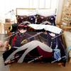 Home Textiles Twin Star Exorcists Bedding Set Cartoon Anime three-piece set Adult Kid Bedroom Duvet cover Sets 3D Kawaii Girl