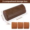 Watch Roll Travel Case 2/3 Slot PU Watch Storage and Organizer Secure Storage Waterproof Portable Watch Box for Men