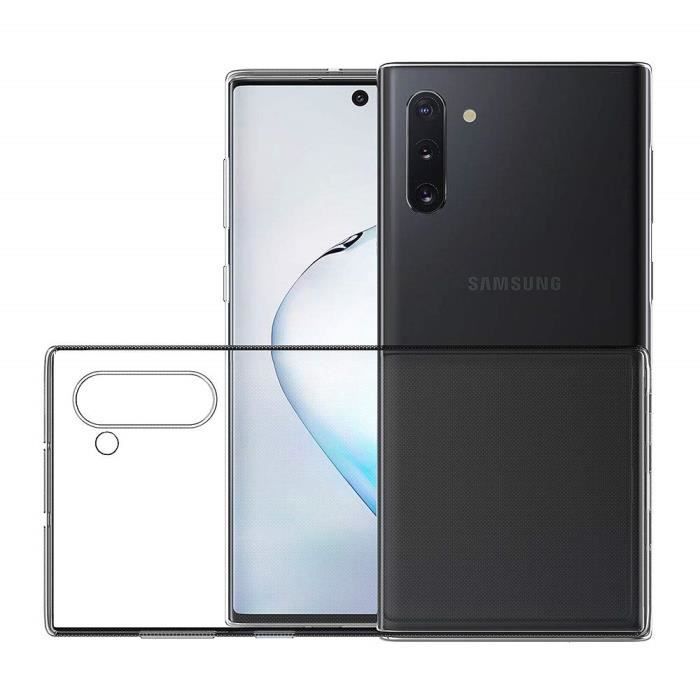 Coque Gel TPU Transparent - PHONILLICO - NOTE 10 - Protection Souple - Ultra Mince - Mixte
