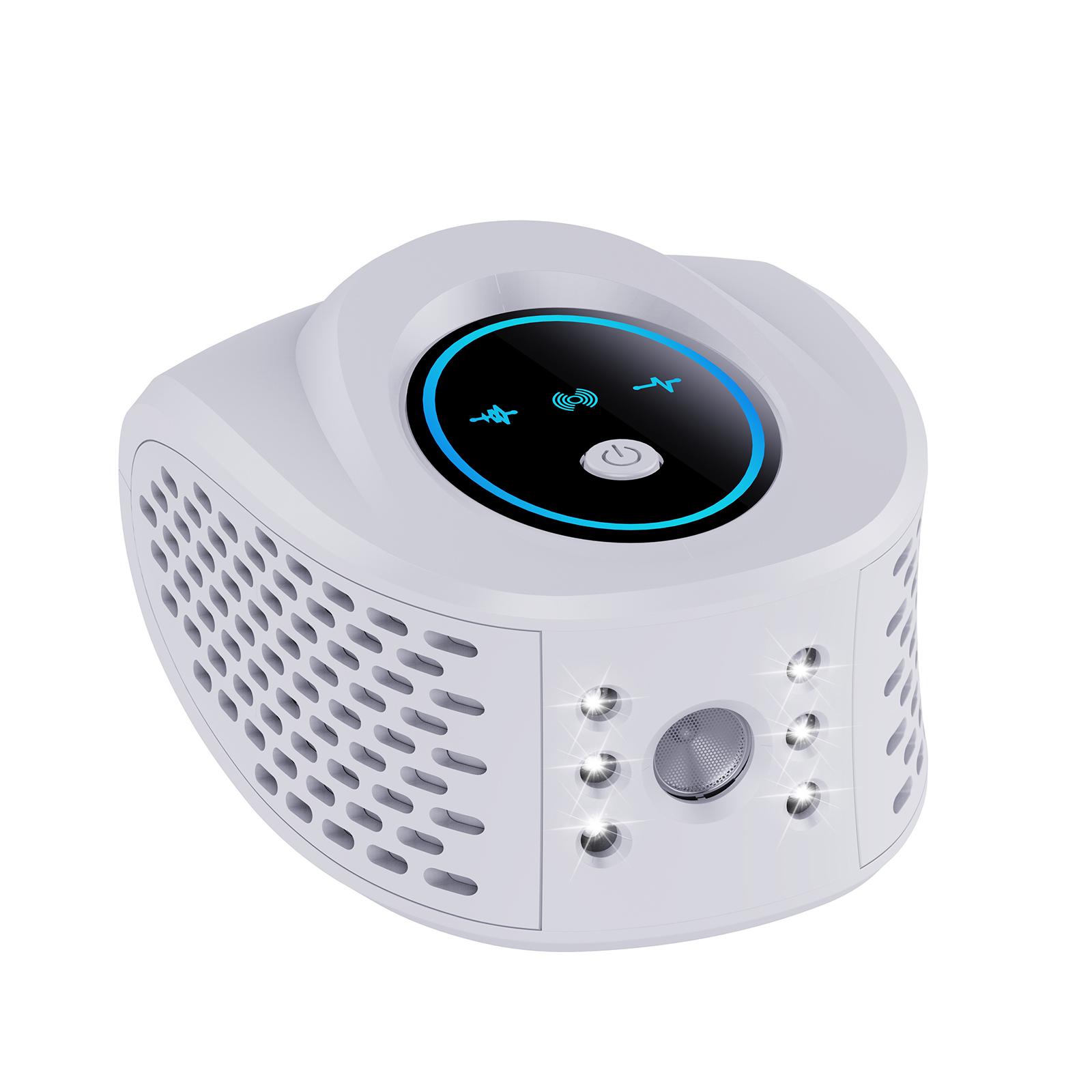 

Ультразвуковой отпугиватель мышей для дома 4-в-1 эффективно отпугивает тараканов от мышей и мух AU Plug белый