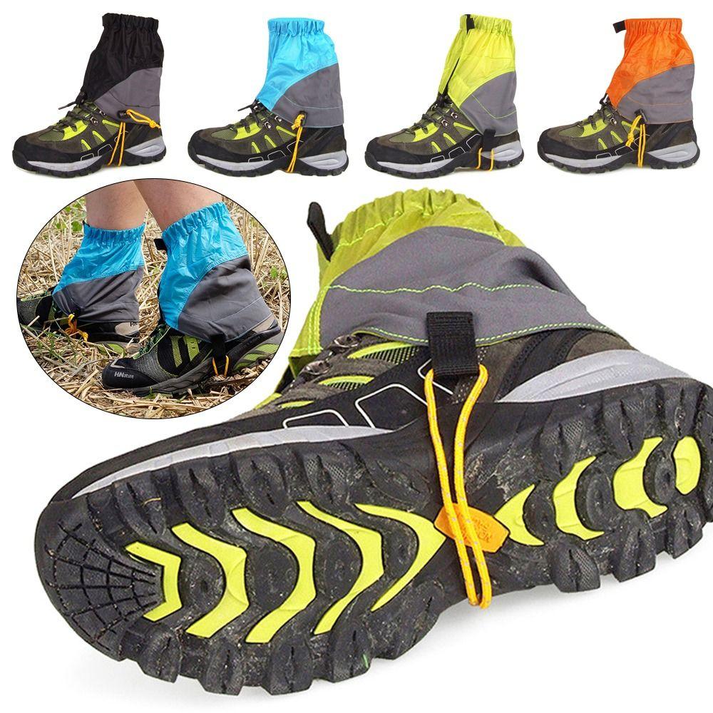 

1 пара покрытых силиконовым нейлоном протекторов для ног, устойчивых к песку, гетры для пешего туризма, спортивной безопасности на открытом воздухе