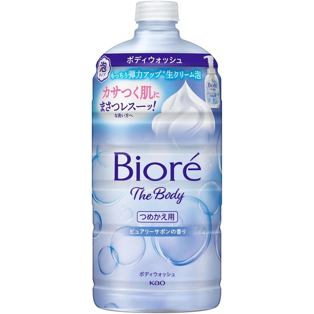 Kao Biore Body Foam Type Purely Soap Scent Refill 780ml