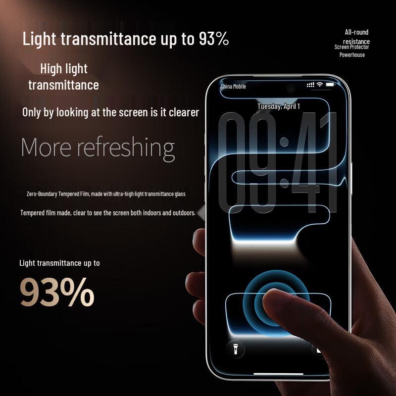 Peak Zero-Boundary AR Enhanced Tempered Glass Screen Protector