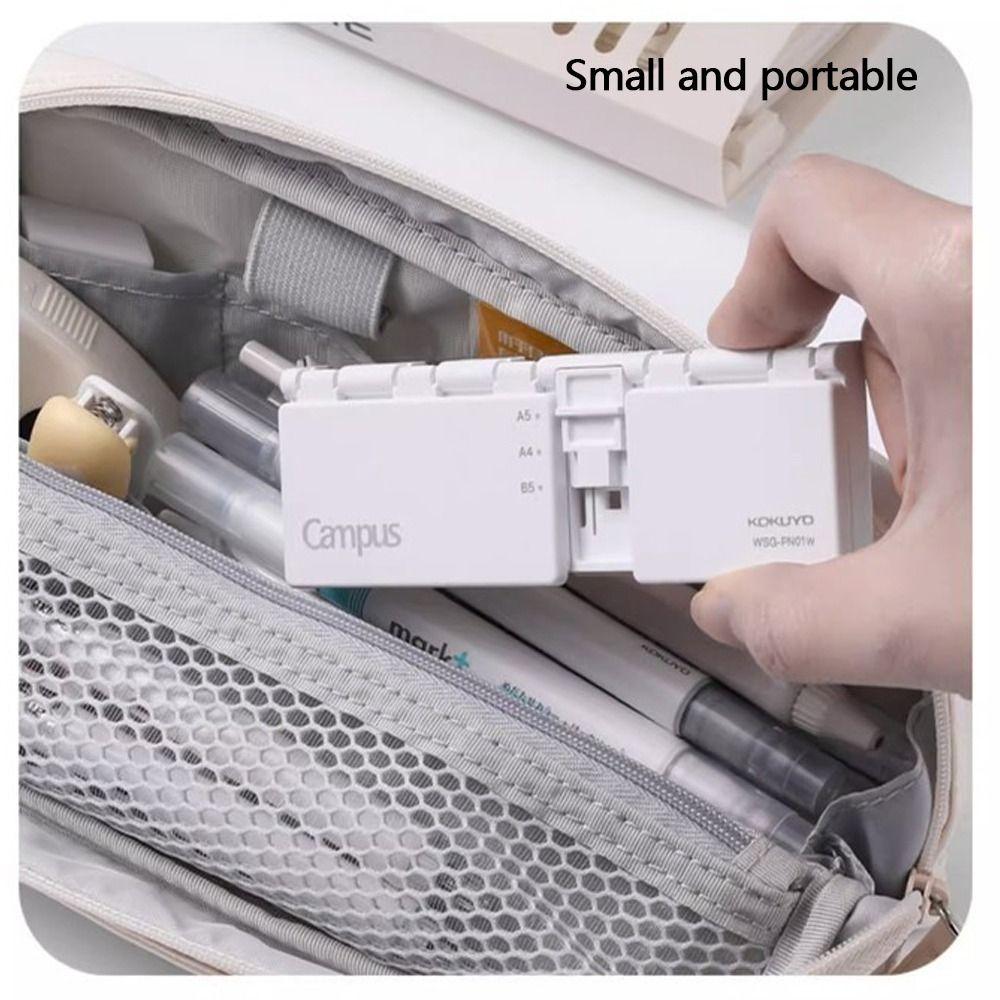 8 Holes Hole Punch Portable Ring Binder Durable Paper Puncher Tool