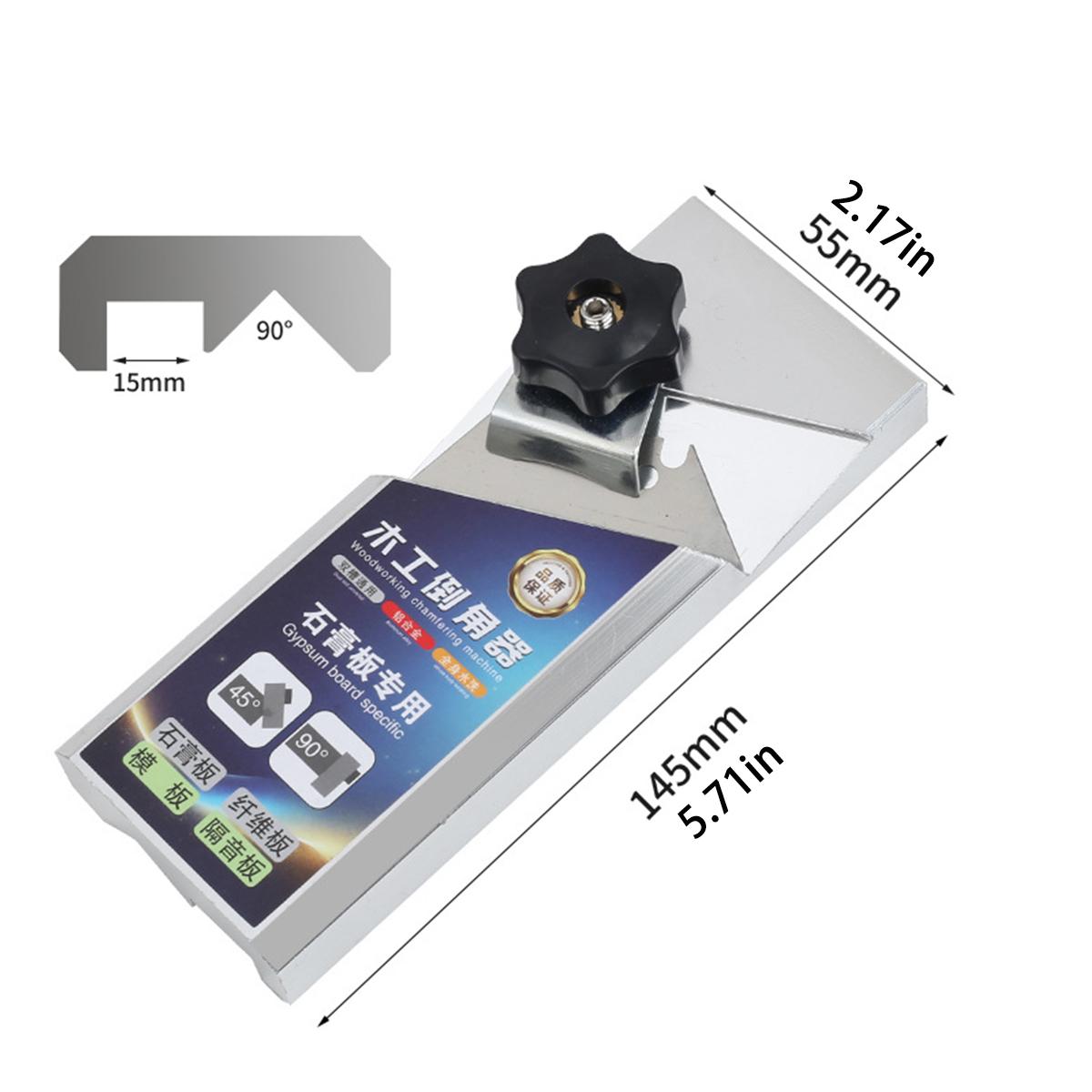 

Hand Manual Woodworking 45° Plane Bevel Chamfer Burrs Trimmer with 10PCS Blades, for Gypsum Board Wood Board Dry Wall