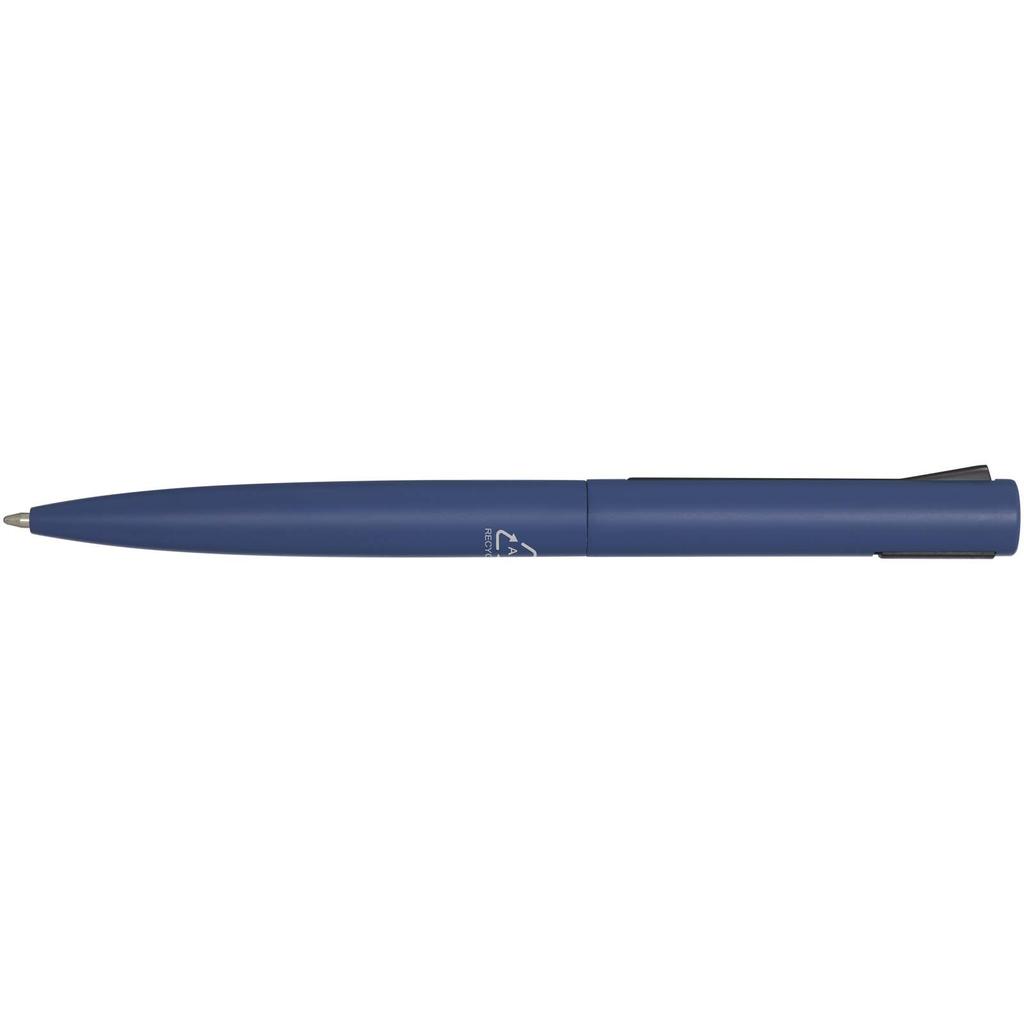 Pen of recycled aluminum "Juana" (black ink) Ocean blue