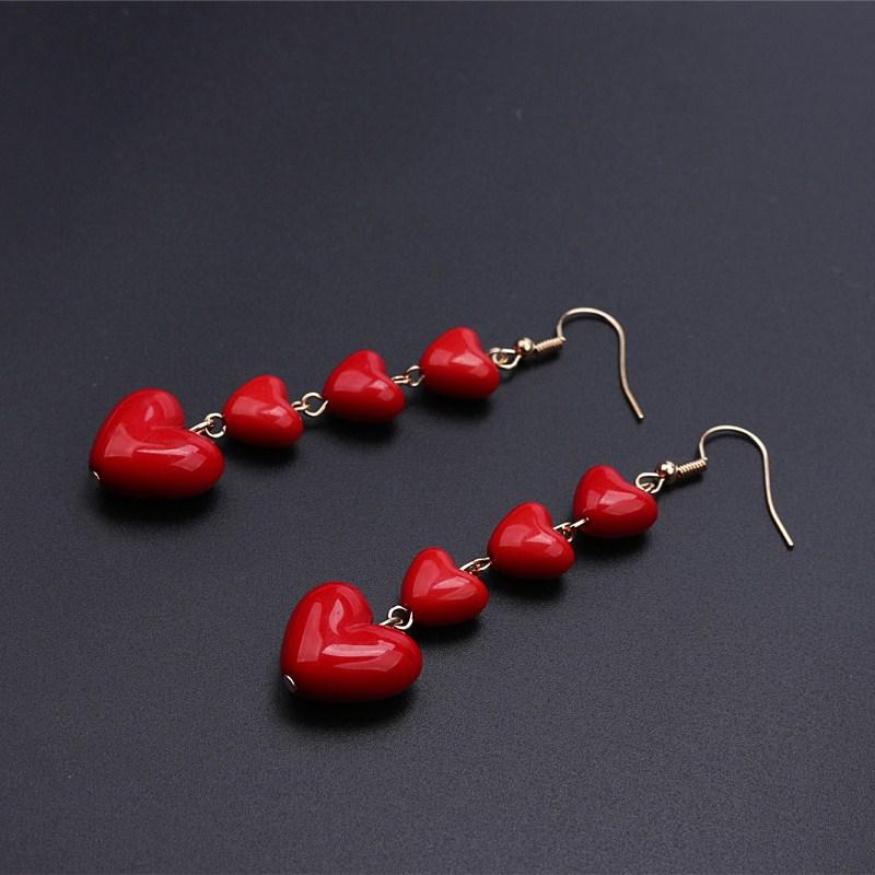 New Fashion Long Drop Earrings for Women Flower Star Moon Heart Butterfly Wings Crystal Pearl Round Geometry Tassel Ear Zircon