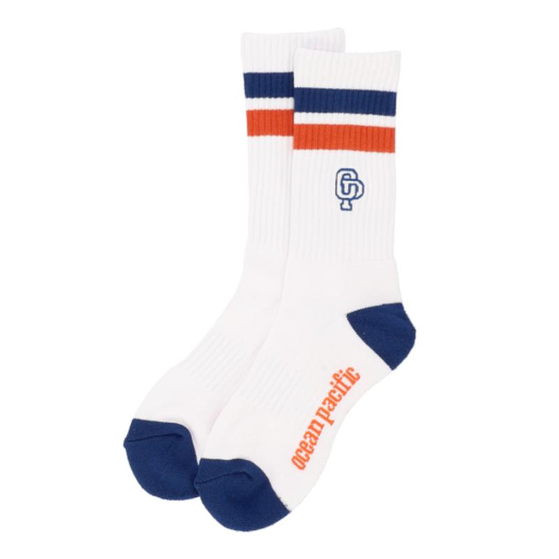 OCEAN PACIFIC [OP]OP Logo Stripe Socks [OP]OP LOGO STRIPE SOCKS