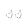 Love Earrings, Pearl Rings, Simple Temperament, Women's Small Earrings, Sweet