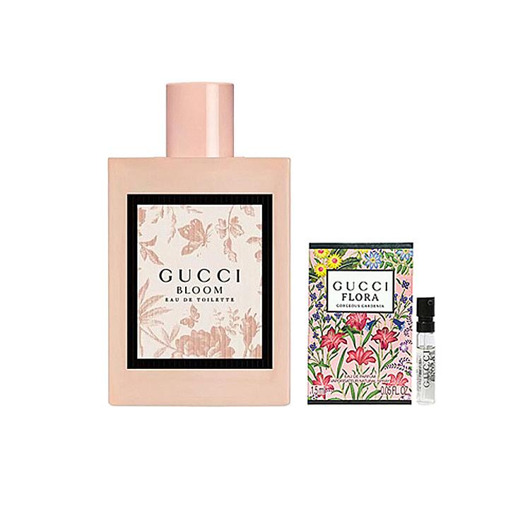Gucci Bloom Eau De Toilette And Gucci Flora Gorgeous Jasmine Eau De Parfum Set