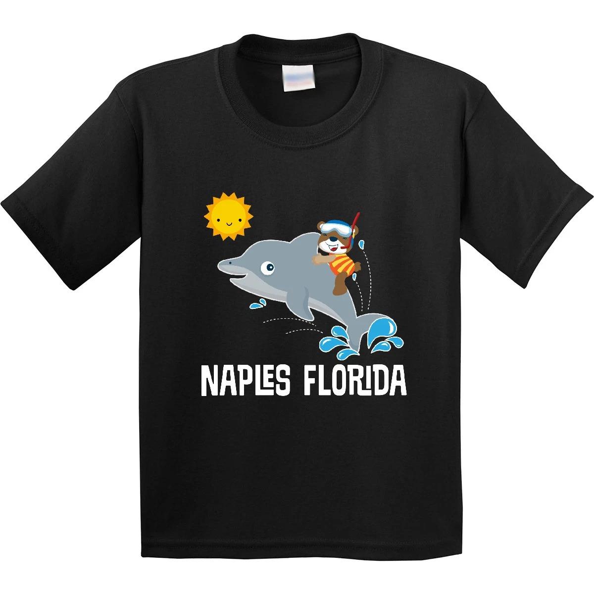 Inktastic Naples Florida Vacation Youth T-Shirt Trip Summer Snorkeling Apparel 150