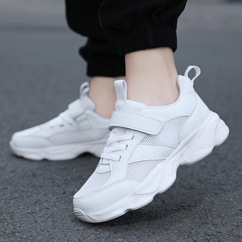 2025 Children Fashion Sports Shoes Breathable Boys Black School Walking Shoes Non Slip Kids Girls Casual Running Sneaker