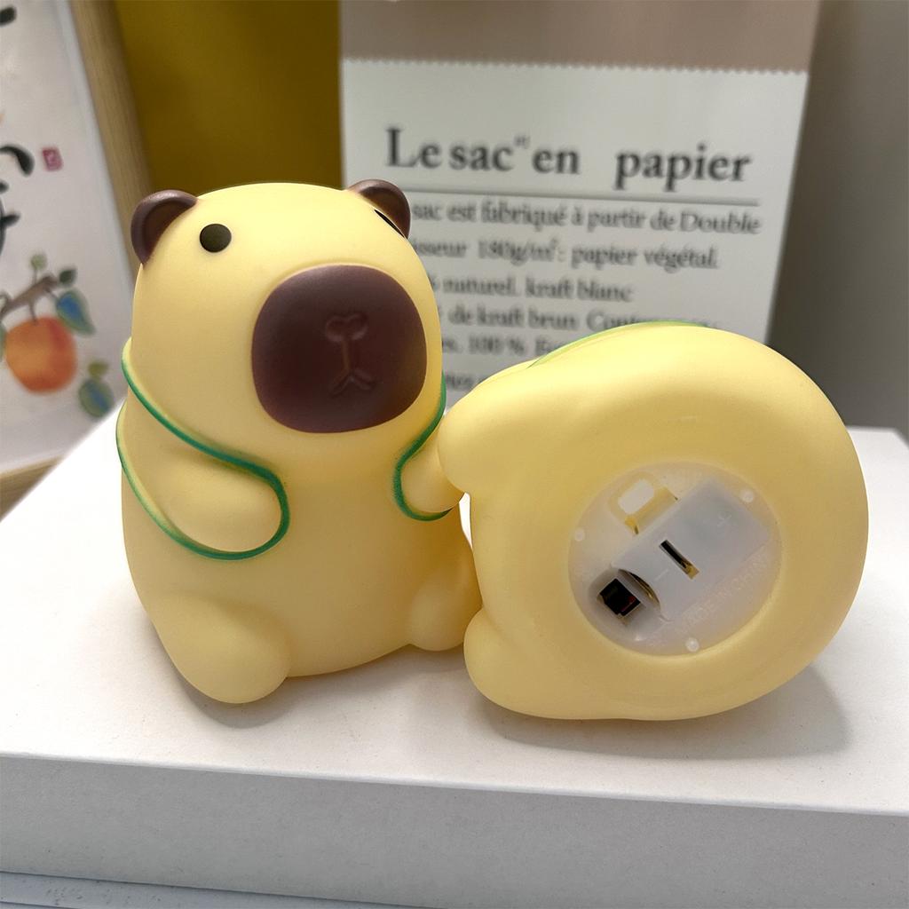 Cute Pet Capybara Night Light Cute Cartoon Living Room Light Cute Night Light Light Dimming LED Capybara Office Desk Pat Light