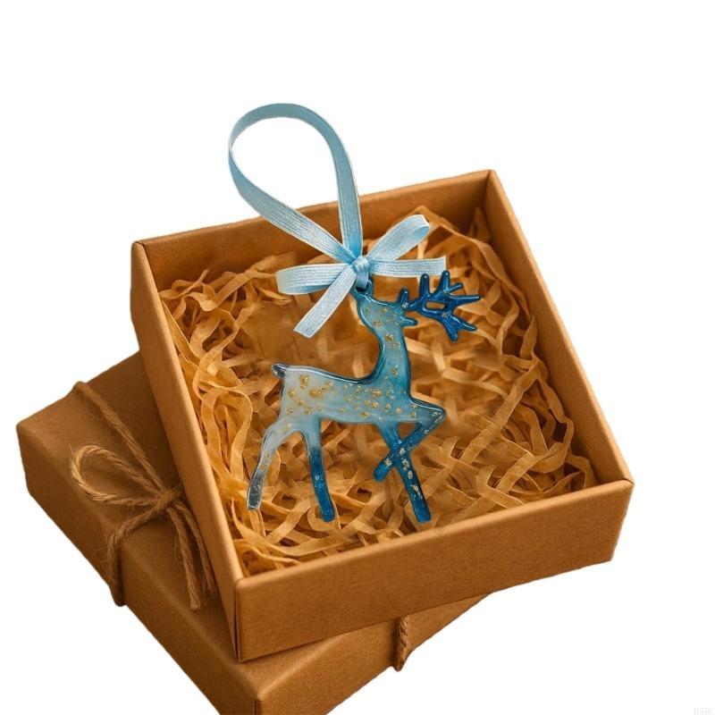 

1 Piece Christmas Holiday Ornament Reindeer Snowflake Resin Waterproof Easy Install Suitable Various Themes Decors
