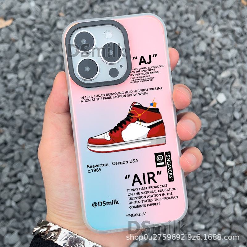 Aurora White Basketball Shoes iPhone15Pro Case for Apple 12/11XsMax/xr