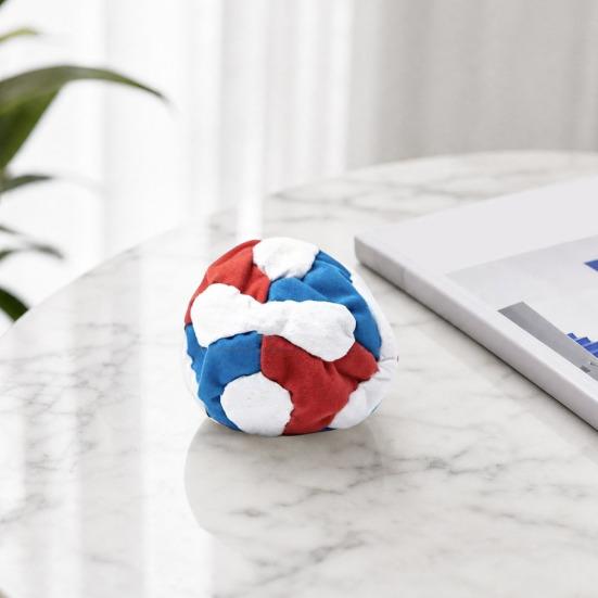 Yousheng Creative World Footbag, Handmade Juggling Balls for Kids Adults, Soft Kicking Toys for Outdoor Game, Collection Sandbag Toy