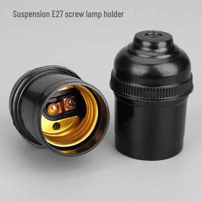 E27 Ceiling Pendant Screw-in Lamp Holder for Surface or Flush-Mounted Installation