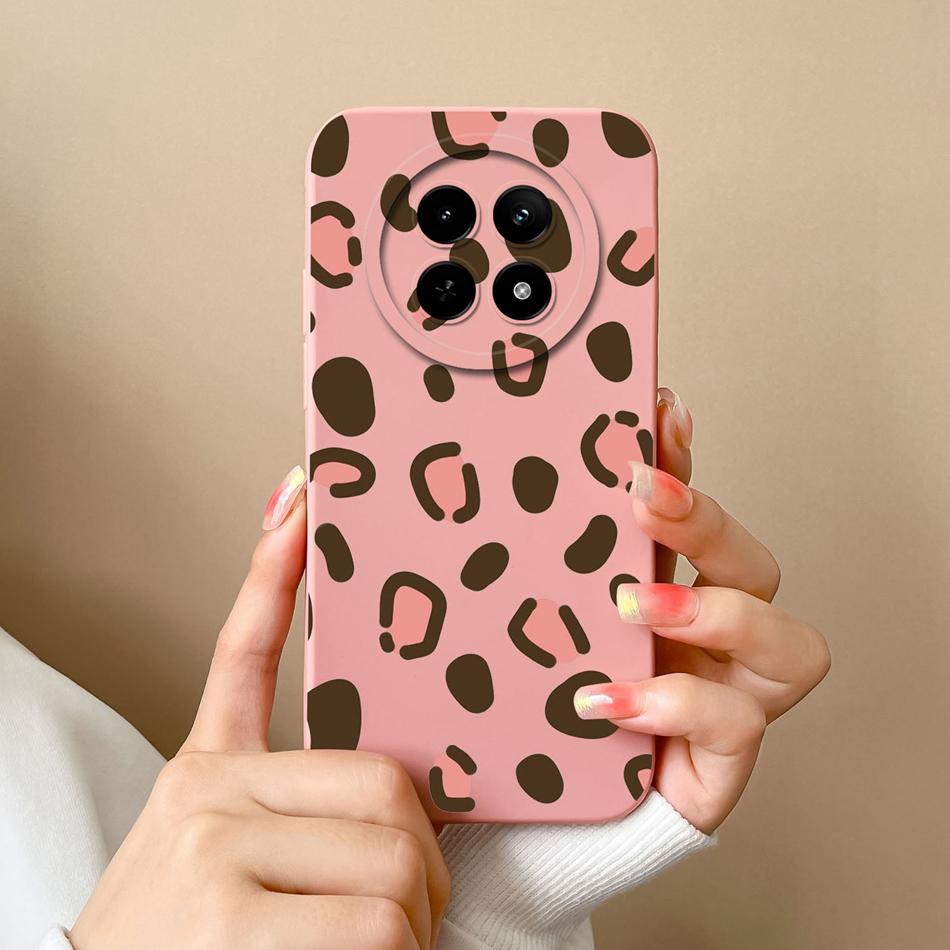 For OPPO Realme 12X 5G Phone Cases Cartoon Liquid Silicone Full Coverage Anti Drop Shell For Realme12 X Back Covers Bumper Funda